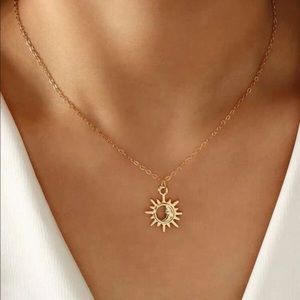 Sun Moon Charm Necklace